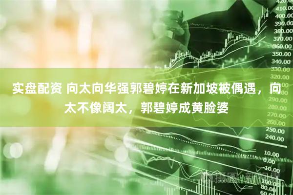 实盘配资 向太向华强郭碧婷在新加坡被偶遇，向太不像阔太，郭碧婷成黄脸婆
